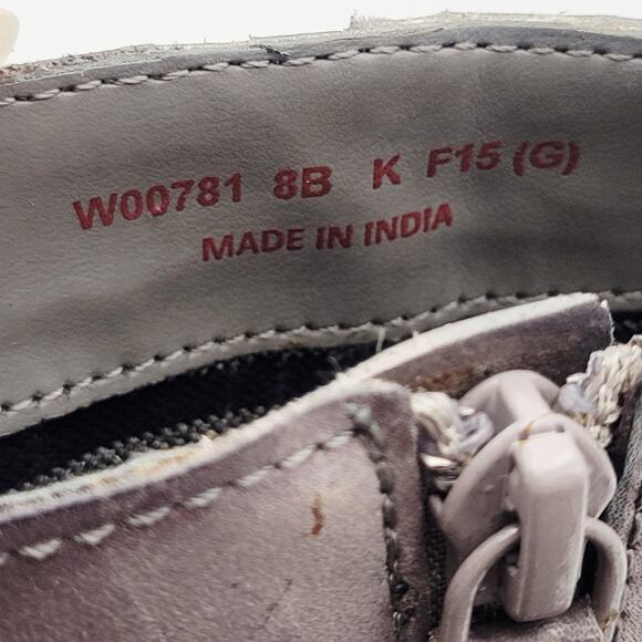 Cole Haan Livingston Bootie Women Round Toe Leather Gray Ankle Boot Size 8 B - Picture 11 of 14